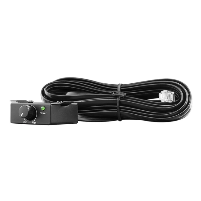 DS18 2CLC Convertidor de salida de línea de 2 canales con potenciador de graves digital y perilla de control