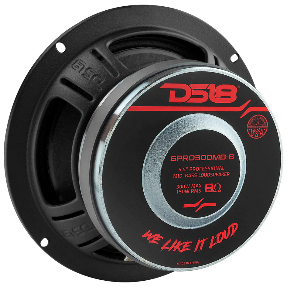 DS18 6PRO300MB-8 6.5" Mid-Bass Loudspeaker - 150 Watts Rms 8-ohm