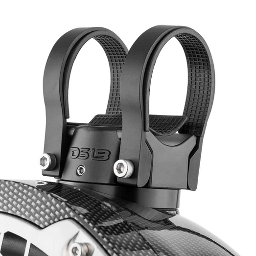 DS18 CF-PS8 Cápsulas de altavoces marinos de fibra de carbono de 8" con luces LED RGB integradas - 125 vatios Rms 4 ohmios