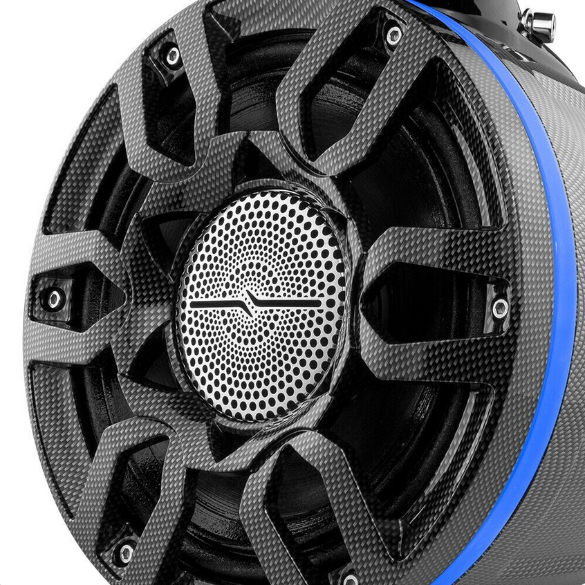 2007-2017 Jeep Wrangler JK & JKU - DS18 CF-X8PRO 8" Pro Audio Tower Speakers with Mounting Tube