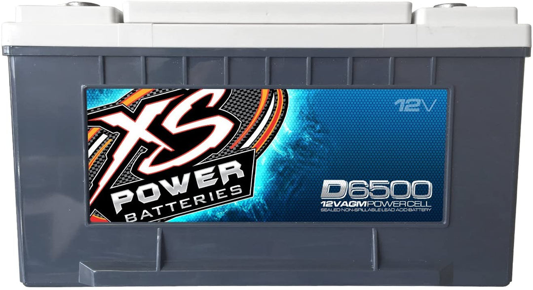XS Power D6500 12 Volt AGM Car Audio BCI Battery - 3000 Watts Rms | 86Ah