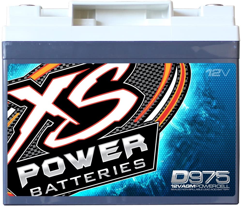 XS Power D975 12 Volt AGM Car Audio Battery - 1000 Watts Rms | 43Ah