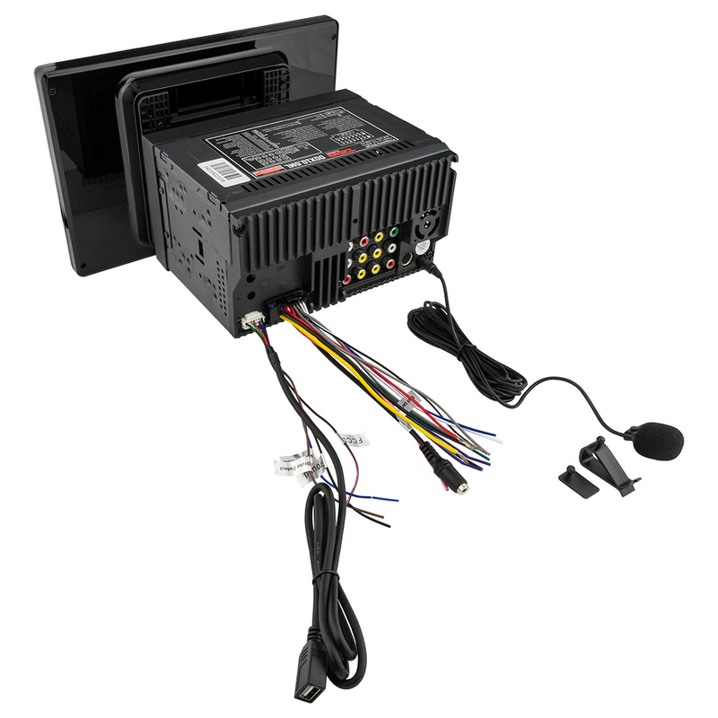 DS18 DDX10.5ML Single-Din Radio with 10.5" Floating Touchscreen - Bluetooth, Mirror Link and USB
