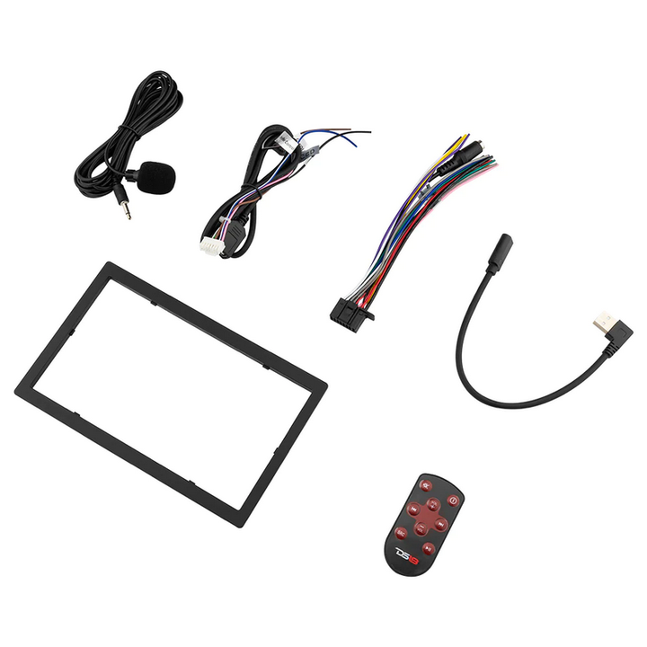 DS18 DDX10.5ML Single-Din Radio with 10.5" Floating Touchscreen - Bluetooth, Mirror Link and USB