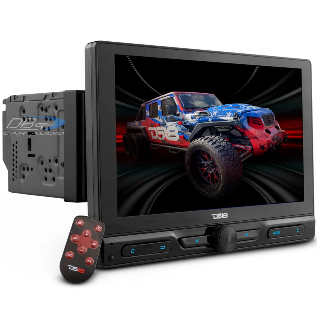 DS18 DDX10.5ML Single-Din Radio with 10.5" Floating Touchscreen - Bluetooth, Mirror Link and USB