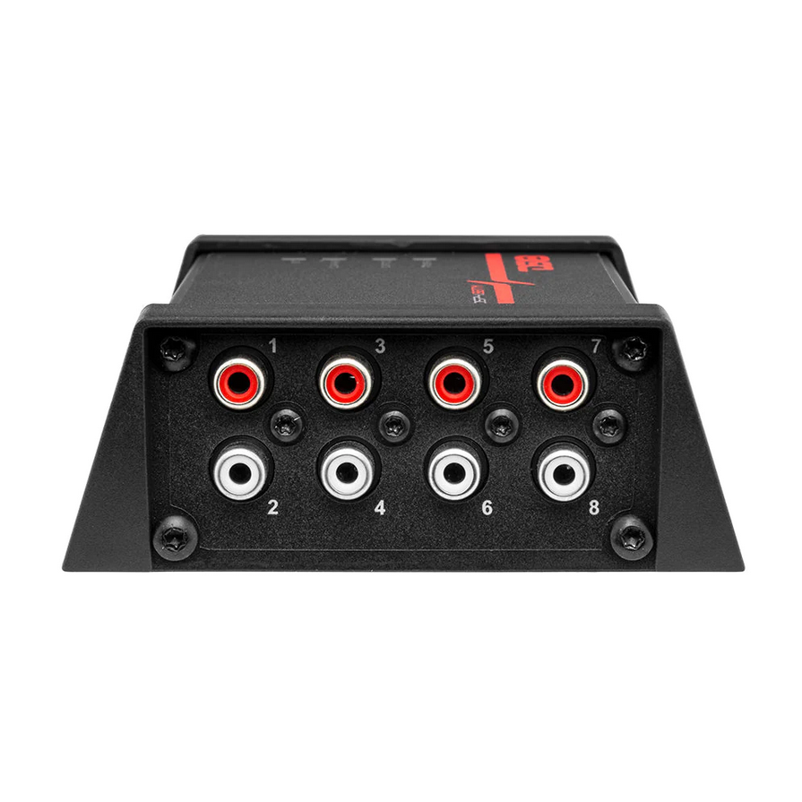 DS18 DSP4.8BTM 8-Channel Digital Sound Processor with 4 Rca Inputs and Bluetooth