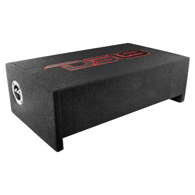 DS18 EN-DF10 Down Firing Sealed Enclosure with 10" Shallow Subwoofer - 300 Watts Rms 4-ohm SVC