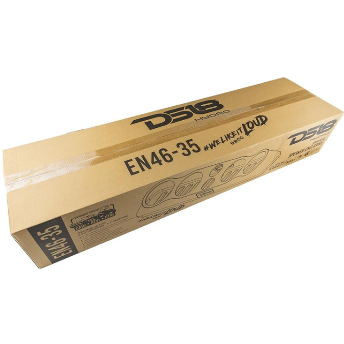 DS18 EN46-35 35" Universal Speaker Enclosure  - 4x 6.5" Speakers and 2x Tweeters