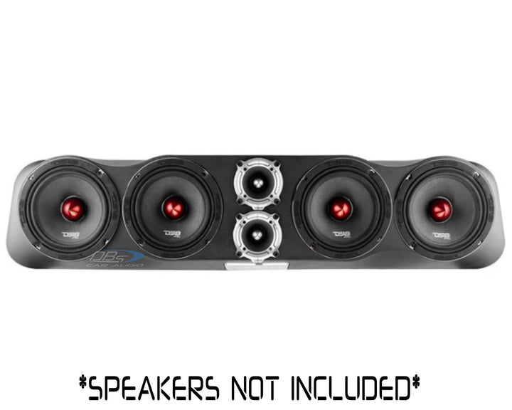 DS18 EN46-35 35" Universal Speaker Enclosure  - 4x 6.5" Speakers and 2x Tweeters