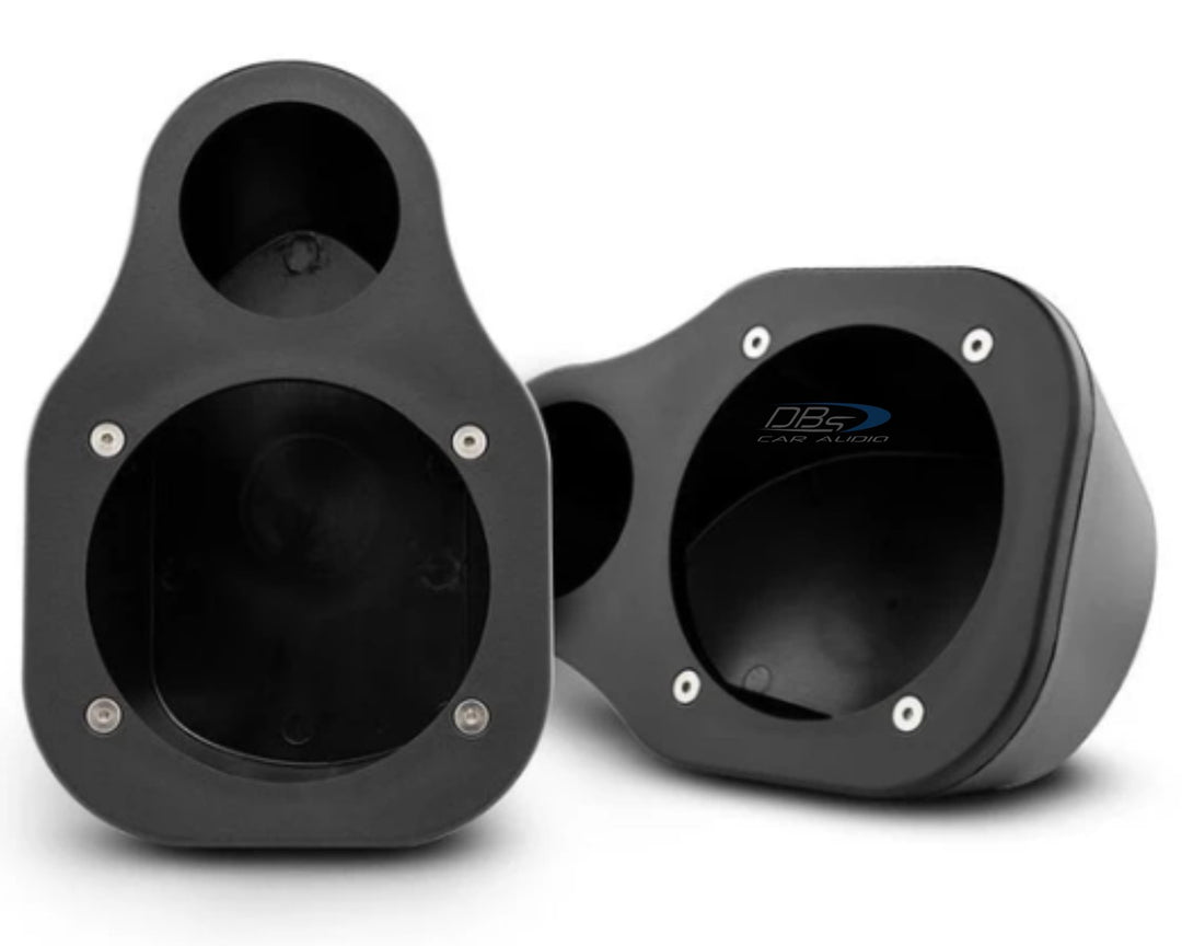 DS18 EN4P Universal 2-Way Speaker Pod Enclosures - Fits 2x 4" Mid-Range Speakers & 2x Tweeters