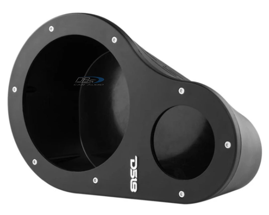 DS18 EN6P Universal 2-Way Speaker Pod Enclosures -  Fits 2x 6.5" Mid-Range Speakers & 2x Bullet Tweeters