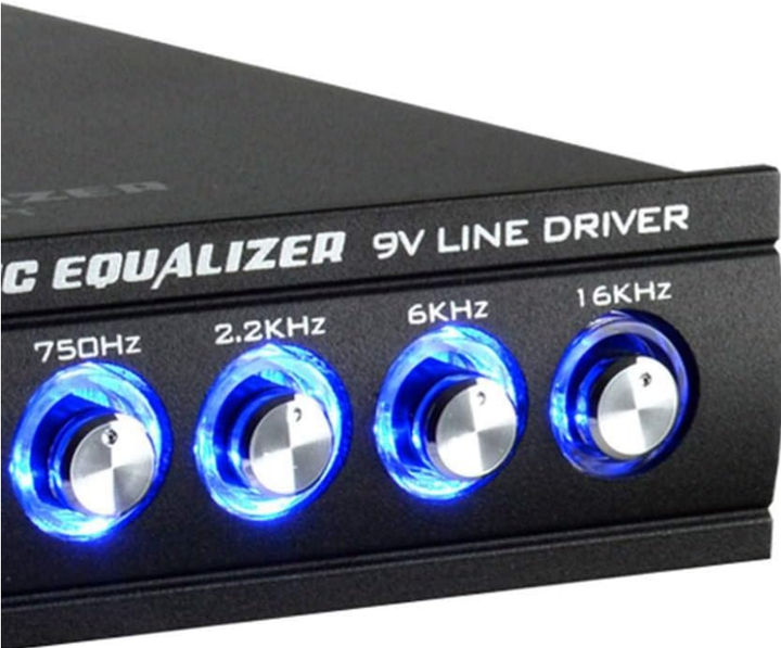 Audiopipe EQ-709X In-dash 7-Band Graphic Equalizer with Subwoofer Control