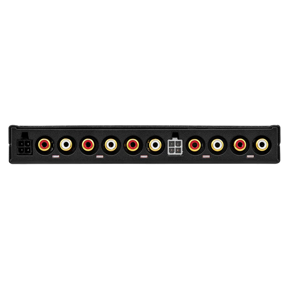 DS18 EQX7PRO 7-Band Graphic Equalizer with Built-in Auto Turn-on, High Level Inputs and Clip Indicator Lights