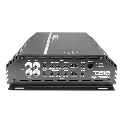 DS18 EXL-P1200X4 Amplificador de rango completo Clase A/B de 4 canales - 4 x 200 vatios Rms a 4 ohmios