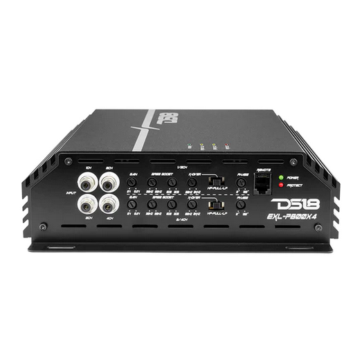 DS18 EXL-P800X4 4-Channel Class A/B Full-Range Amplifier - 4 x 150 Watts Rms @ 4-ohm