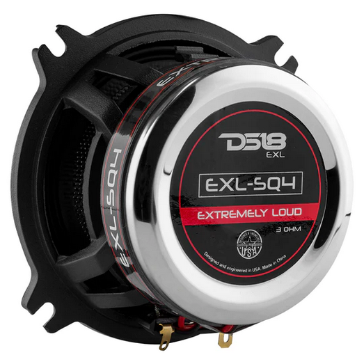 DS18 EXL-SQ4.0 Altavoces coaxiales de 2 vías y 4" con bobina móvil de 1" - 60 vatios Rms 3 ohmios
