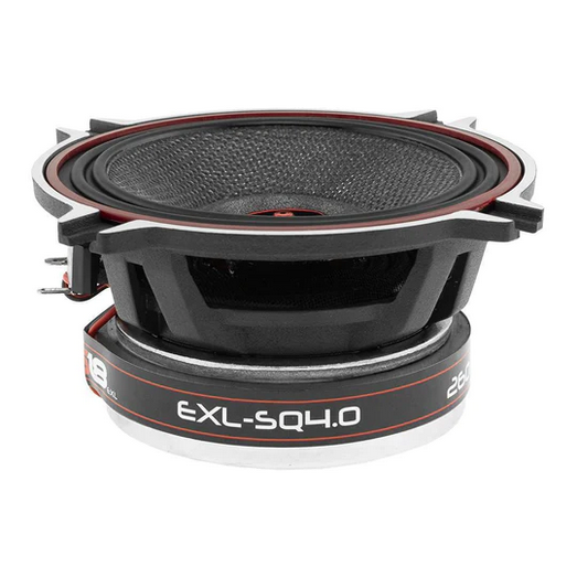 DS18 EXL-SQ4.0 Altavoces coaxiales de 2 vías y 4" con bobina móvil de 1" - 60 vatios Rms 3 ohmios