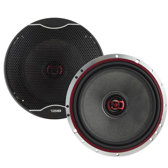DS18 EXL-SQ6.5 6.5" 2-Way Coaxial Speakers with Fiber Glass Cone - 120 Watts Rms 3-ohm