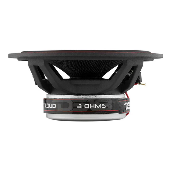 DS18 EXL-SQ6.5 Altavoces coaxiales de 2 vías de 6,5" con cono de fibra de vidrio - 120 vatios Rms 3 ohmios