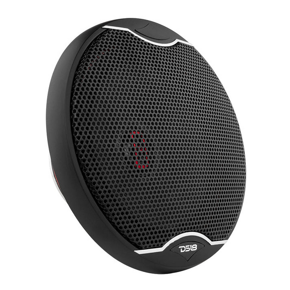DS18 EXL-SQ6.5 Altavoces coaxiales de 2 vías de 6,5" con cono de fibra de vidrio - 120 vatios Rms 3 ohmios