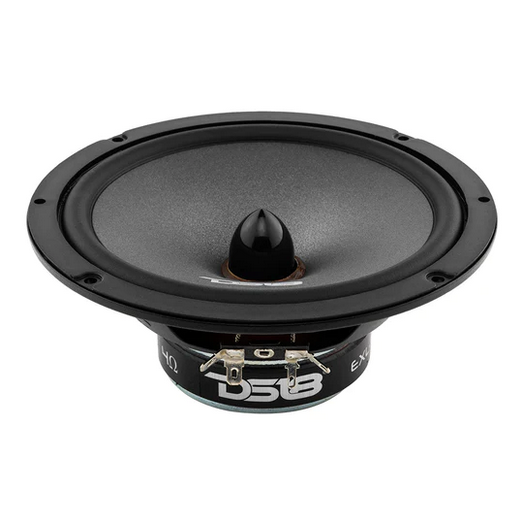 DS18 EXL-SQ6.5CX Juego de altavoces componentes de 2 vías de 6,5" con tweeters y crossovers - 150 vatios Rms 4 ohmios