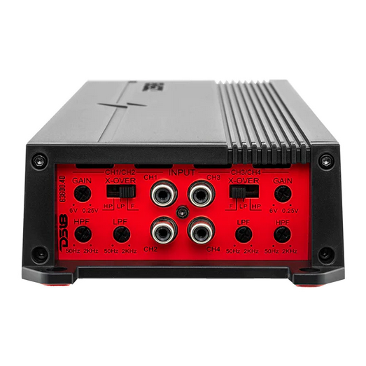 DS18 G3600.4D 4-Channel Class D Full-Range Amplifier - 4 x 300 Watts Rms @ 4-ohm