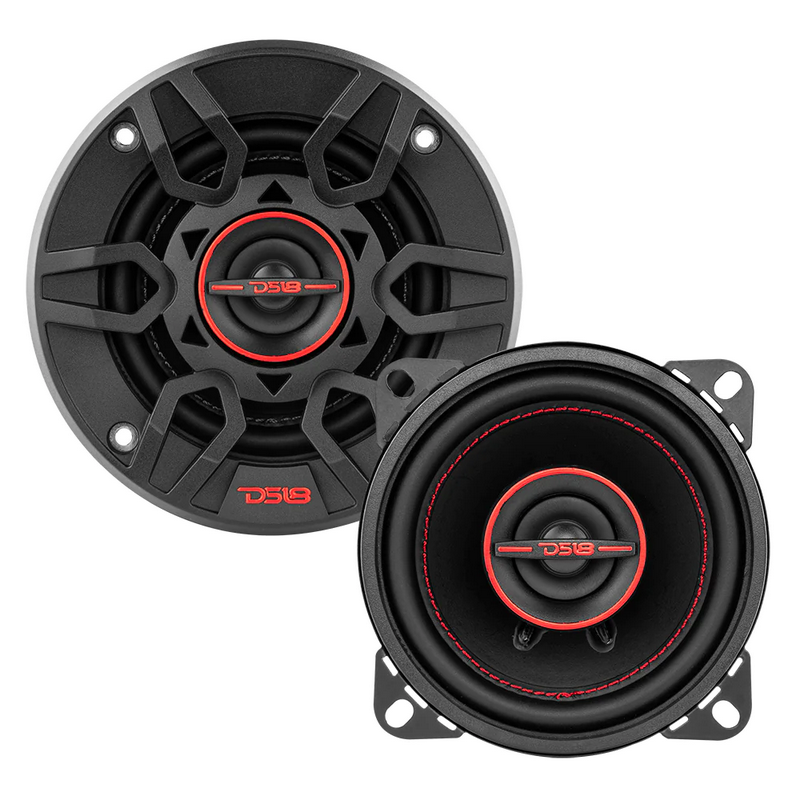 Altavoces coaxiales DS18 G4Xi de 4" y 2 vías con tweeters incorporados - 40 vatios Rms 4 ohmios