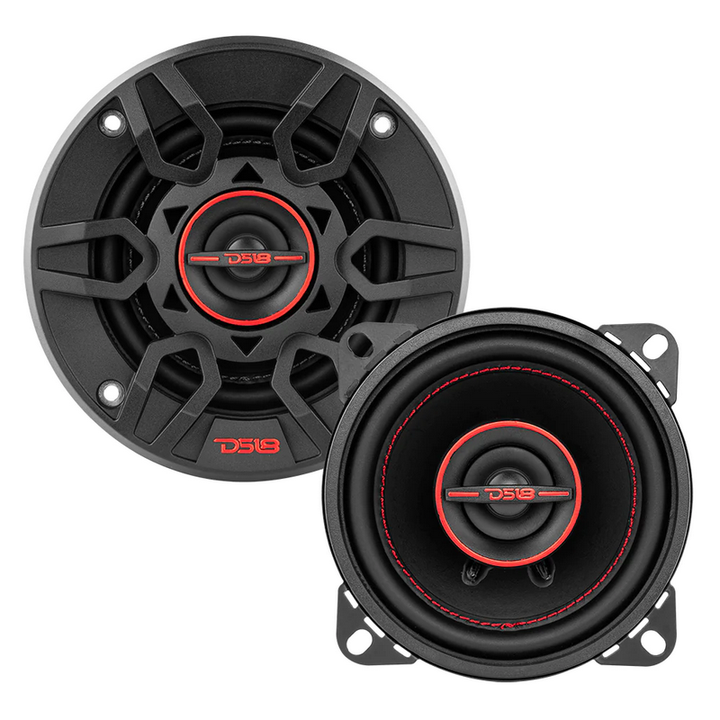 Altavoces coaxiales DS18 G4Xi de 4" y 2 vías con tweeters incorporados - 40 vatios Rms 4 ohmios