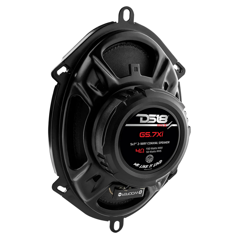 Altavoces coaxiales de 2 vías DS18 G5.7Xi 5x7" con tweeters incorporados - 50 vatios Rms 4 ohmios