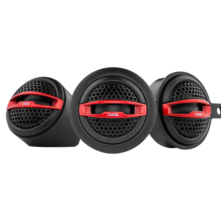DS18 G6.5XC 6.5" 2-way Component Speaker Set with Tweeters and Passive Crossovers - 50 Watts Rms 4-ohm