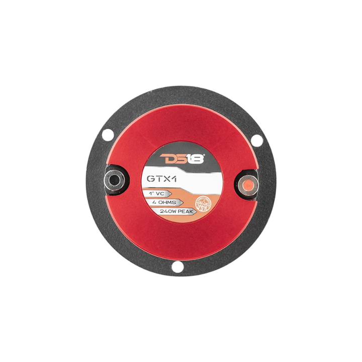 DS18 GTX1 Súper tweeter tipo bala de compresión de neodimio de 3" con bobina móvil de titanio de 1" - 120 vatios Rms 4 ohmios