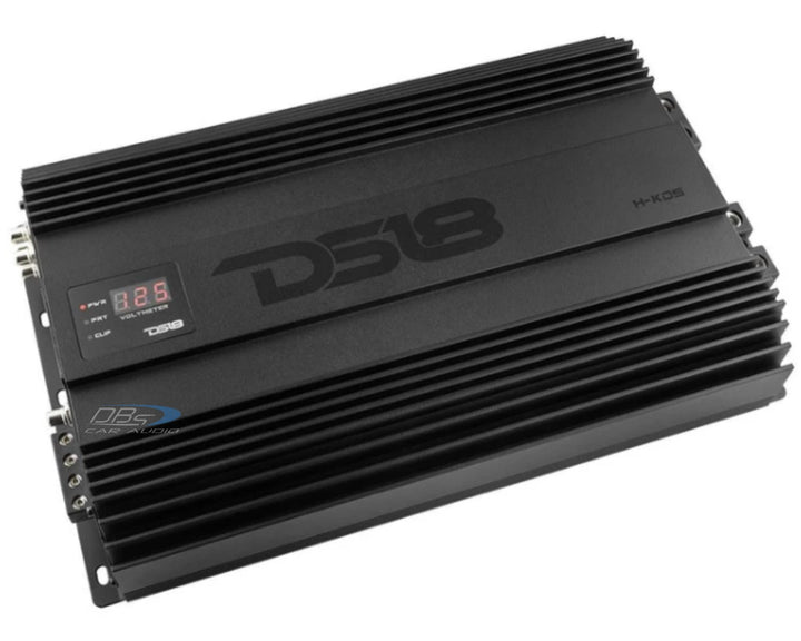 Amplificador de subwoofer coreano DS18 H-KO5 monobloque clase D - 1 x 5000 vatios Rms a 1 ohmio