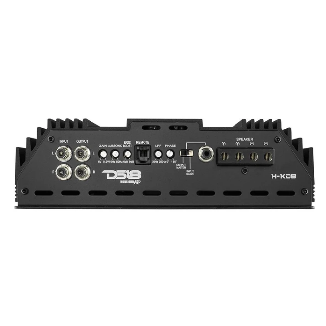 Amplificador de subwoofer coreano DS18 H-KO8 monobloque clase D - 1 x 8000 vatios Rms a 1 ohmio