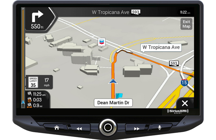 Stinger UN1810 HEIGH10 Single Din Car Stereo Head Unit with 10" Floating Touchscreen Display