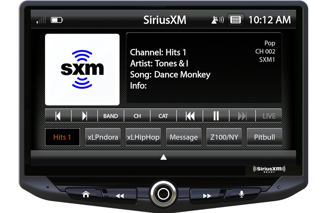 Stinger UN1810 HEIGH10 Single Din Car Stereo Head Unit with 10" Floating Touchscreen Display