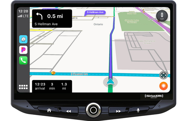 Stinger UN1810 HEIGH10 Single Din Car Stereo Head Unit with 10" Floating Touchscreen Display