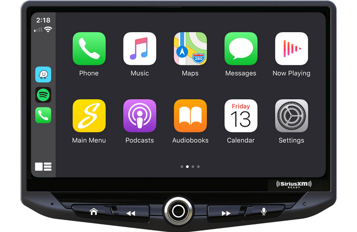 Stinger UN1810 HEIGH10 Single Din Car Stereo Head Unit with 10" Floating Touchscreen Display