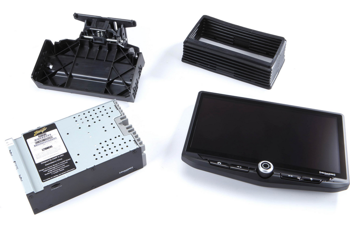 Stinger UN1810 HEIGH10 Single Din Car Stereo Head Unit with 10" Floating Touchscreen Display
