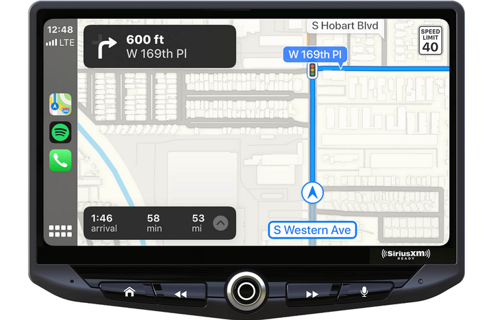 Stinger UN1810 HEIGH10 Single Din Car Stereo Head Unit with 10" Floating Touchscreen Display