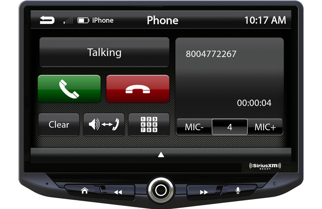 Stinger UN1810 HEIGH10 Single Din Car Stereo Head Unit with 10" Floating Touchscreen Display