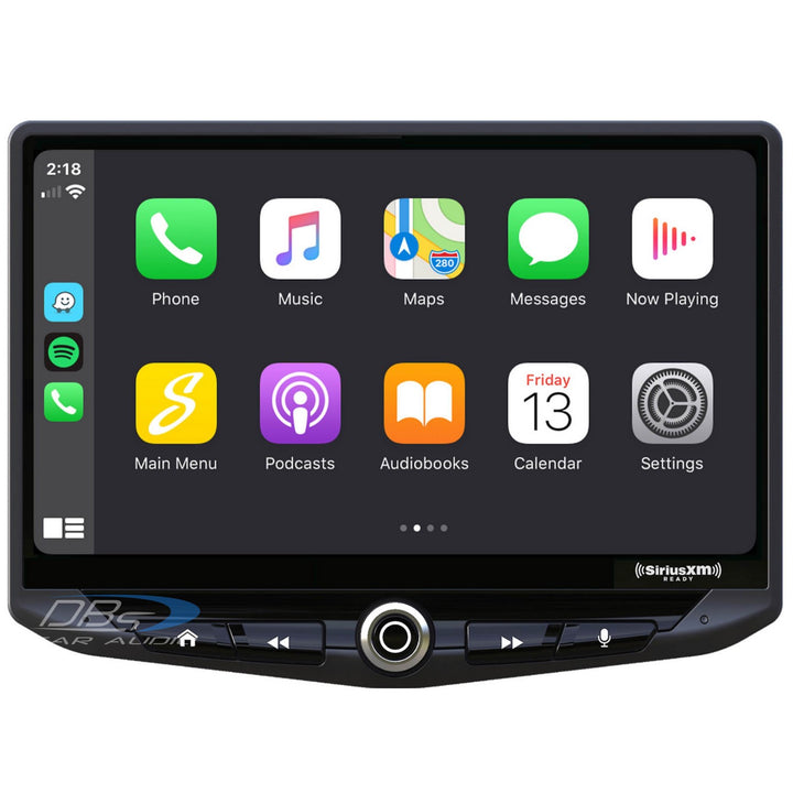 Stinger UN1810 HEIGH10 Single Din Car Stereo Head Unit with 10" Floating Touchscreen Display