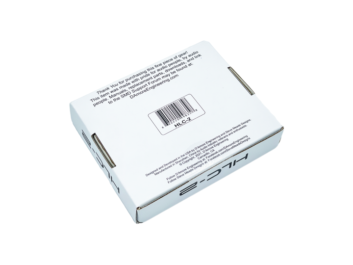 Convertidor de salida de línea sin distorsión SMD HLC-2 de 2 canales con encendido remoto y salida Rca de 10 voltios Rms