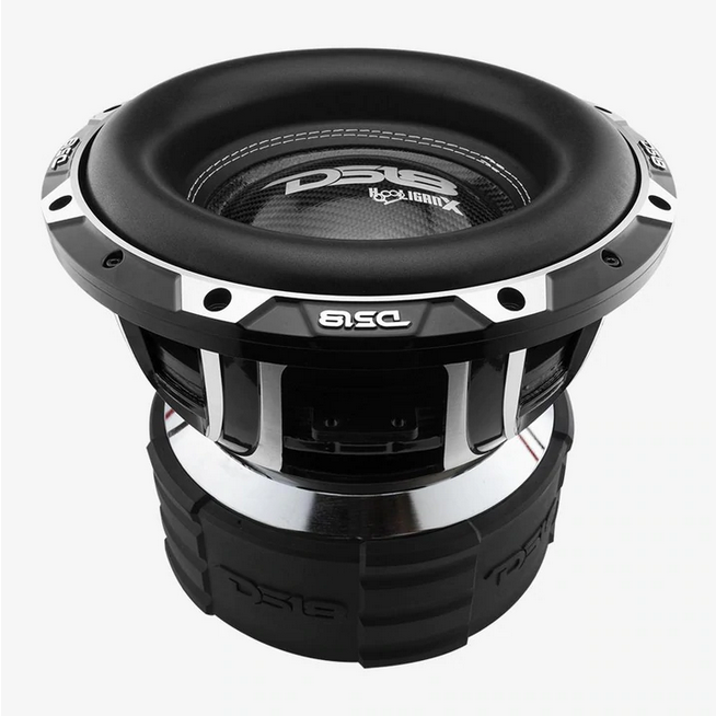 DS18 HOOL-X12.2DHE 12" Subwoofer with 4" Black Aluminum Voice Coil - 4000 Watts Rms 2-ohm DVC