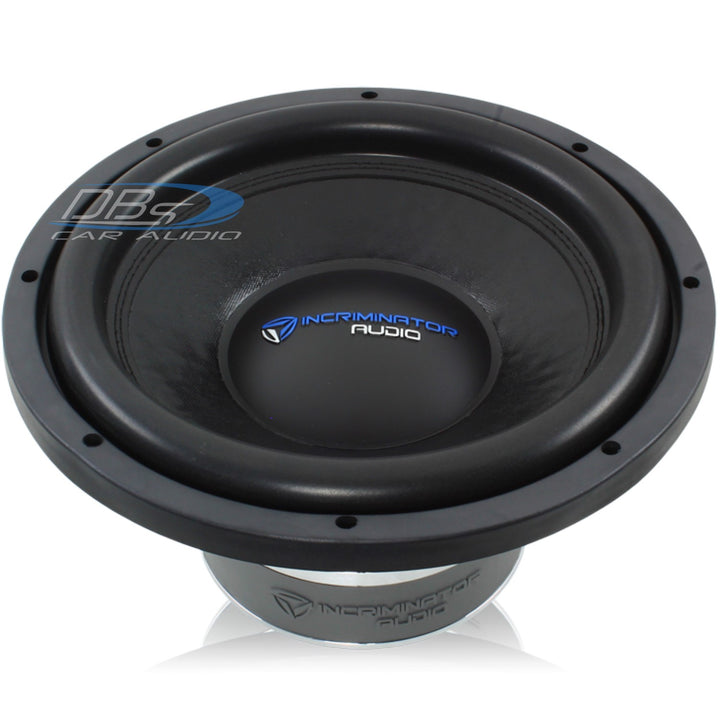 Incriminator Audio I10 subwoofer de 10" con bobina móvil de aluminio de 2,5" - 500 vatios Rms 2 ohmios DVC