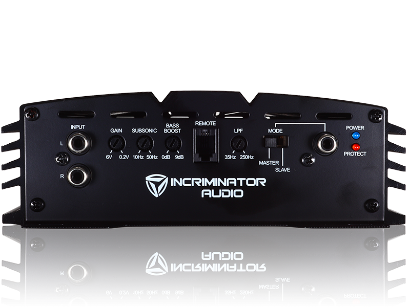 Incriminator Audio i1001 Amplificador monobloque clase D - 1 x 1000 vatios Rms a 1 ohmio