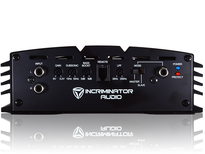 Incriminator Audio i1001 Monoblock Class D Amplifier - 1 x 1000 Watts Rms @ 1-ohm