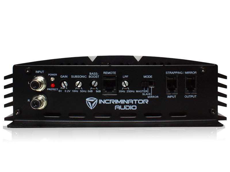 Incriminator Audio IA10.1 Amplificador monobloque clase D - 1 x 1200 vatios Rms a 1 ohmio