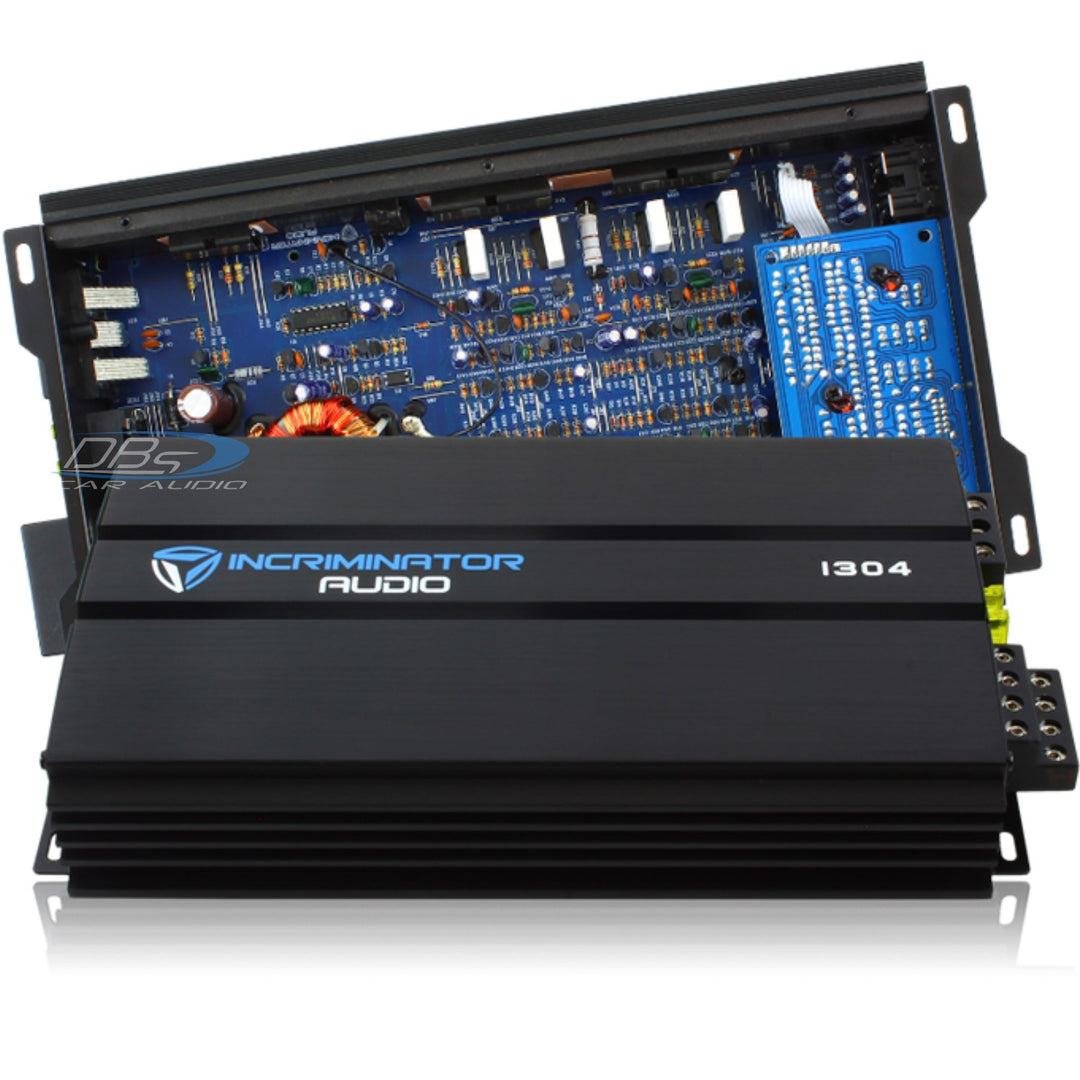 Incriminator Audio i304 4-Channel Class A/B Amplifier - 4 x 75 Watts Rms @ 4-ohm
