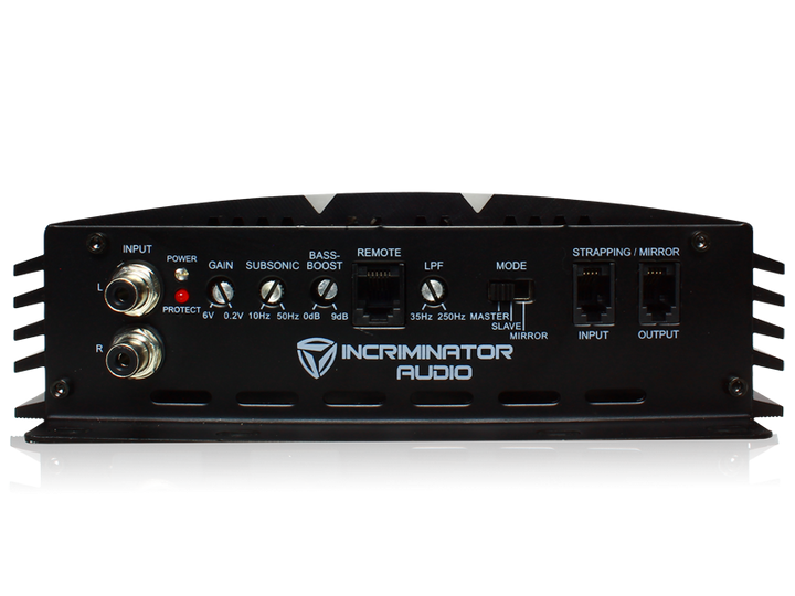 Incriminator Audio IA20.1 Amplificador monobloque clase D - 1 x 2800 vatios Rms a 1 ohmio