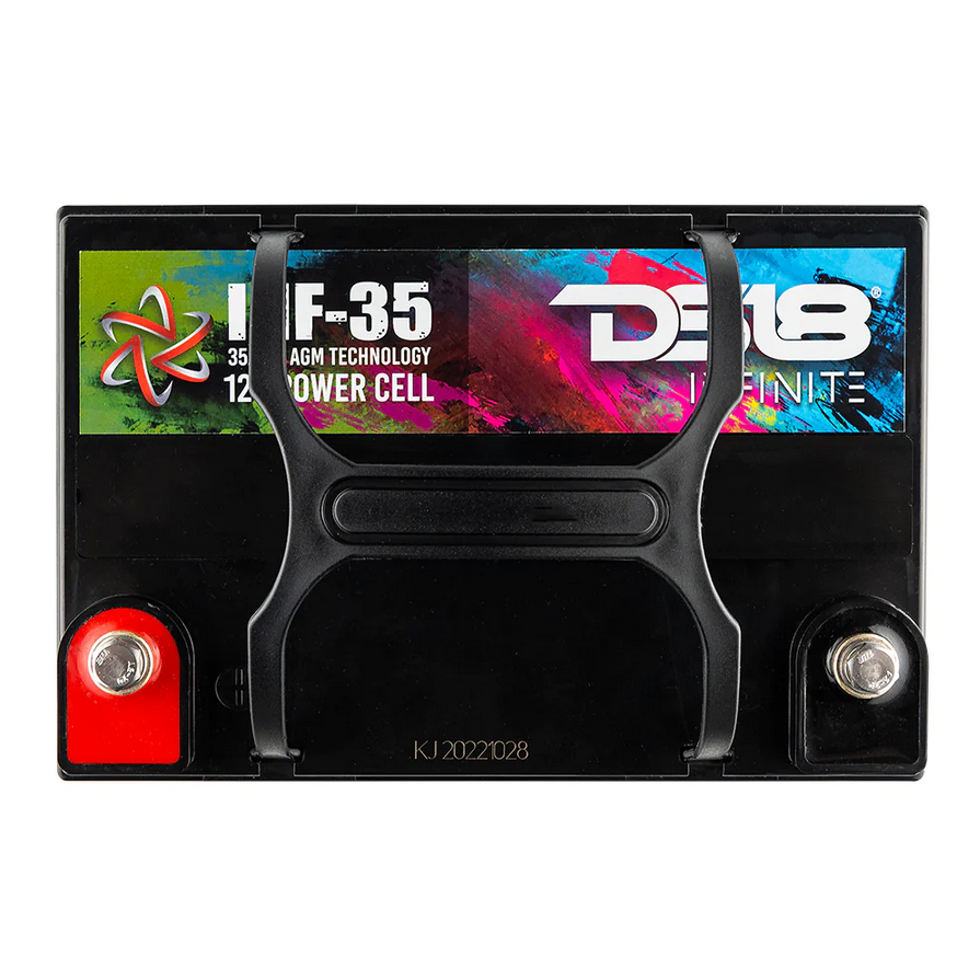 DS18 INF-35AH Batería de audio para automóvil AGM de 12 voltios - 1250 vatios Rms | 35Ah